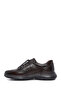Men's Brown Lace-Up Leather Casual Shoes 25Sfd 694718 - 2