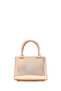 Women's Beige Long Chain Strap Stoned Mini Evening Dress Bag 26Pbd2962Ts - 3