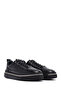 Men's Black Lace-Up Genuine Leather Sneaker, Winter Sports Shoes 25Wfd654918 - 3