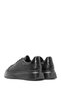 Men's Black Lace-Up Thick Soled Genuine Leather Sneaker, Winter Sports Shoes 25Wfd675318 - 5