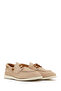 Men's Beige Lace-Up Suede Leather Casual Shoes 26Sfd828010 - 3