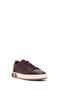 Men's Brown Lace-Up Thick Sole Shoes Leather Sneakers 26Sfd680818 - 6