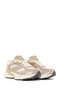 Men's Beige Lace-Up Thick Sole Shoes Leather Sneakers 26Sfd696714 - 3