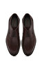 Men's Brown Lace-Up Leather Casual Shoes 26Sfd603118 - 4