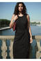 Cotton Knot Detailed Midi Dress - 8