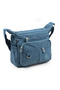 Crinkle / Clinkir Waterproof Fabric Multi-Compartment Cross Arm And Shoulder Messenger Bag Indigo Blue 9507 - 8