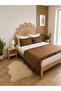 İnci Maya Dark Brown Bed Runner and Innerfilled Throw Pillow Set 3 Pieces(Bedspread Not Included) - 5