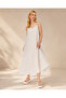 Women's Lined Maxi Dress, Sleeveless Spaghetti Strap, Casual Summer Fit, - 4