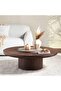 Salamis Coffee Table Round - Brown - 2