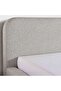 Yaxley King Bed 180x200 Cm Upholstered - Beige - 3