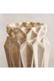 Talia Polyresin Decor Vase 19.5x19.5x32cm - Beige - 2