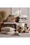 Durban Embroidered Down Alternative Filled Cushion 50x50 Cm - Rust - 4