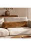 Atlanta Chennile Down Alternative Bolster Cushion Dia21x72cm-honey Mustard