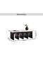 Nitia Coffee Table Marble - White & Black - 6