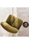 Carino Swivel Accent Chair With Table - Green - 3