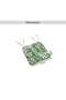 Scale Botanical Print Chair Pad 240 Gsm 42x42x5 Cm - Green - 7