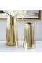 Bijou Steel Vase 6x6x15cm-gold - 2