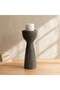 Aeon Mango Wood Taper Candle Holder 10x10x30cm -white