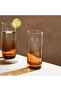 Beatriz 4-Piece Highball Glass Set 340Ml -Amber - 2