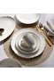 Amari Scallop Porcelain Tea Cup & Saucer 210ml -white - 3