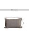 Serene Stone Washed Cushion Cover 40x65cm - Olive - 7