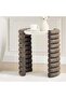 Rosetta End Table Marble - Beige & Brown