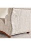 Luxe Rest Accent Chair - Beige &white - 4