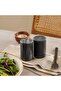 Mison 2-Piece Marble Salt Pepper Shaker Dia4x9cm -Grey - 3