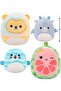 Micromallows Squishmallows Mini Soft Plush Toy Set of 6 Figures - 6 cm - Model - 2 - 3