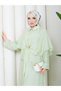 Cape Detailed Blouse & Skirt Tulle Modal Hijab Set Rc9055 - 7