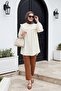Thick Belted Fabric Trousers - Cinnamon - 2