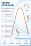 100% Copper Tongue Scraper Tongue Cleaning Tool Ayurvedic Oral Care Tongue Scraper - 3