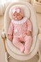 Seasonal Cotton Scalloped Newborn Baby Girl Hospital Discharge Bodysuit Set 5-Piece Boxed 0-3 Months
