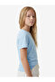 Crew Neck Cotton Slim Fit Short Sleeve T-Shirt with Drawstring Detail - 3