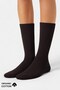 Unisex Organic Cotton Flight and Pilot Socks with Special Firming Technology Brown - 4