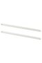 HJÄLPA Adjustable clothes rail, white, 60-100 cm - 4