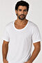 6-Pack Cotton Undershirts 100% Cotton Men's Crew Neck Half Sleeve Undershirt Tank Top-Made in Turkey - 5