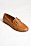 S944037903 Tan Genuine Leather Women's Ballerinas - 7