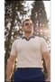 Men's Polo Neck Summer Modern Textured Knitwear T-Shirt - 3