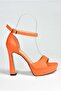 Orange Platform Thick Heeled Women's Shoes K404580109 - 8