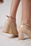 Cali nude patent leather women's high heel shoes - 6