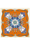✨   100% Pure Silk Twill Scarf - Special Design with Tok Duruşlu ✨ 90X90