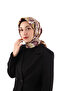 وشاح حريري من نسيج قطني بنمط زهرة البرقوق - 2