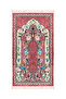 Dusty Rose Velvet Prayer Rug with Sponge
