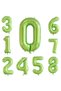Football Match Concept Green Number 3 Years Old Balloon Football Concept Green Party Birthday Balloon Set - 3