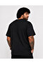 Men's Large Size Crew Neck T-Shirt Beach 26141 Black - 2