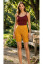 Yellow Floral Lycra Shorts Lycra Flexible Fabric Casual Pocketless Comfortable Fit Shorts - 2