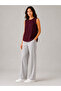 Front Chiffon Sleeveless Burgundy Underwear 869 - 2