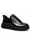 Kb X10 Black Patent Leather Black High Sole Casual Sports Shoes