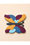 Colorful Butterfly Patterned Mdf Kitchen Set Napkin Holder, Roll Towel Holder and Trivet Set of 3 - 8